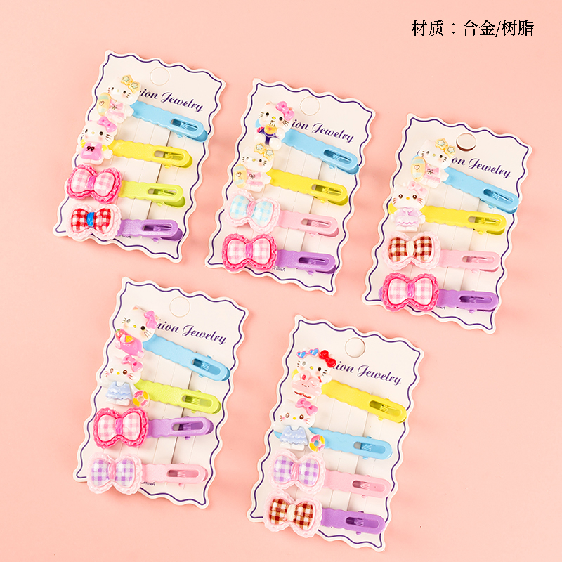 Boxed Four Bow Tie KT Cat Accessories Duck Clip