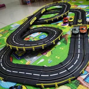 Cross border hot selling track racing toy, children's double large track, 8-10 year old boys' electric remote control car